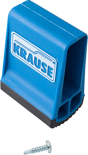 Krause STABILO Leiter Traversenfußkappe 64 x 25 mm Fuß für Traverse mit Bohrschraube (KR-211064) Bild-01
