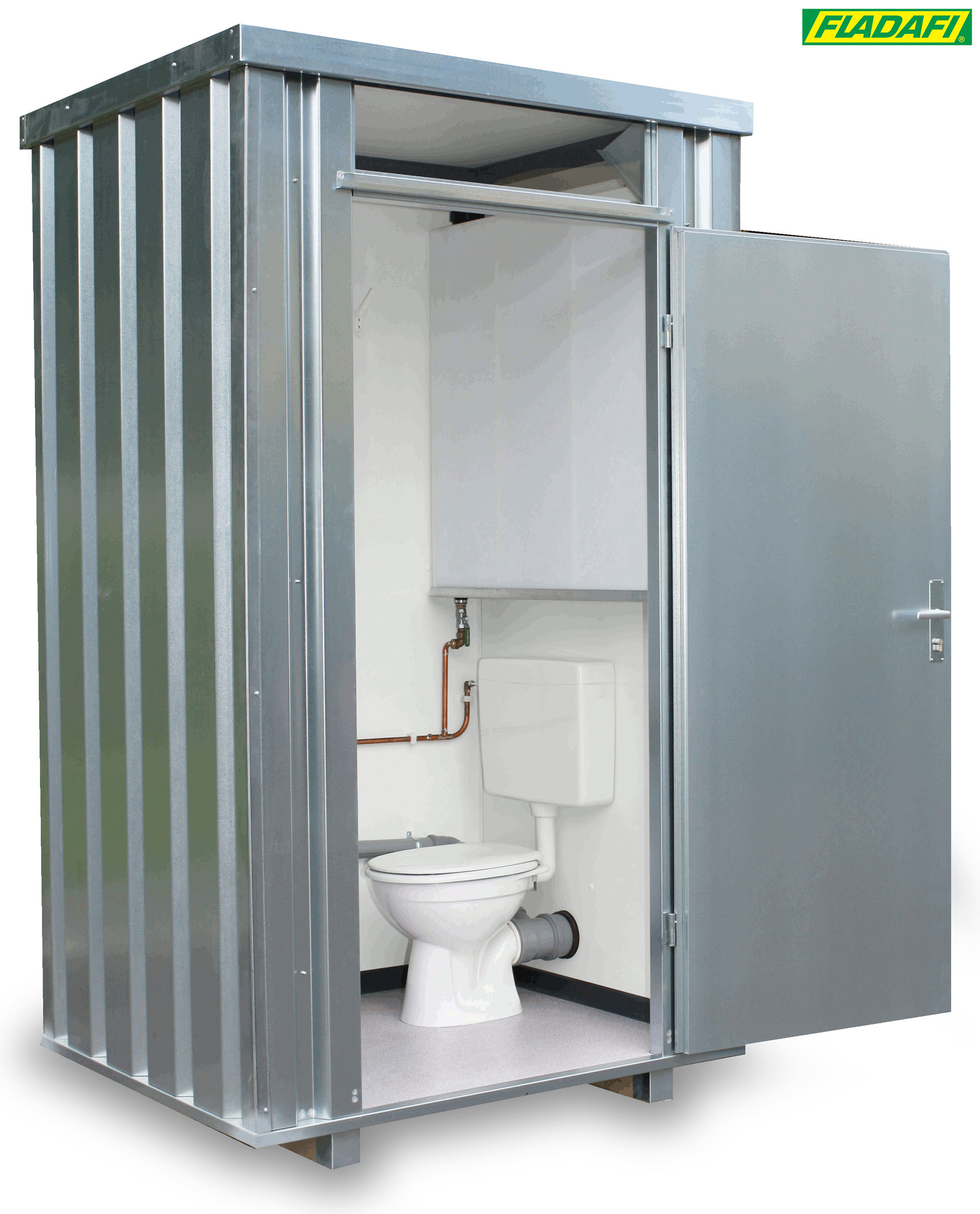 FLADAFI Toilettenbox WC Container TB mit Tür - WC Box in verschiedenen Ausführungen (SB-C-F2701) Bild-01