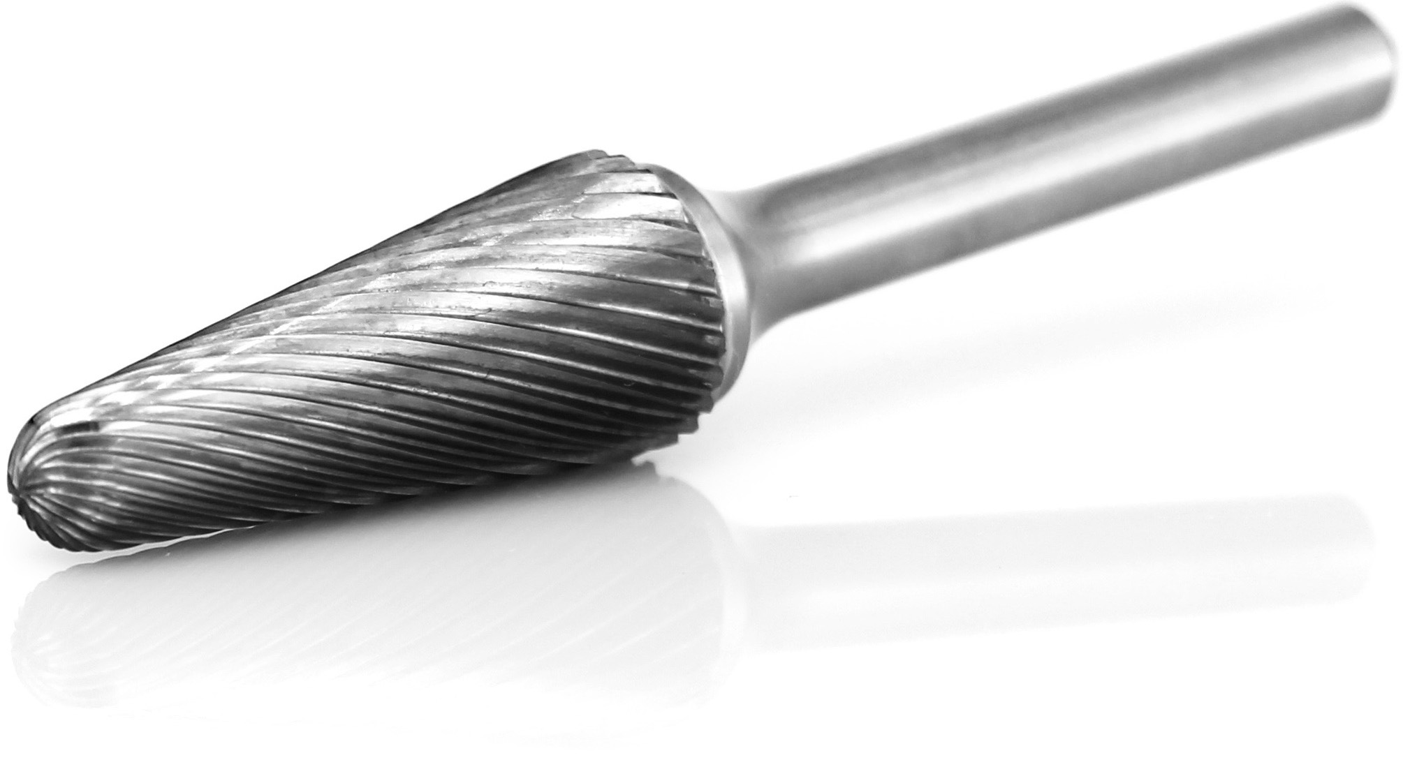 procut Hartmetallfrässtift Rundkegelform KEL L61225-2 Schaft-∅ 6 mm - Kopf-∅ 12 mm - Standardverzahnung (PC-L61225-2) Bild-01