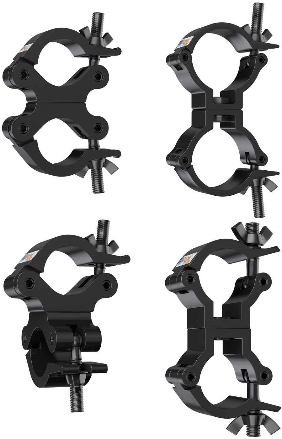 Global Truss Swivel Coupler Stage Black