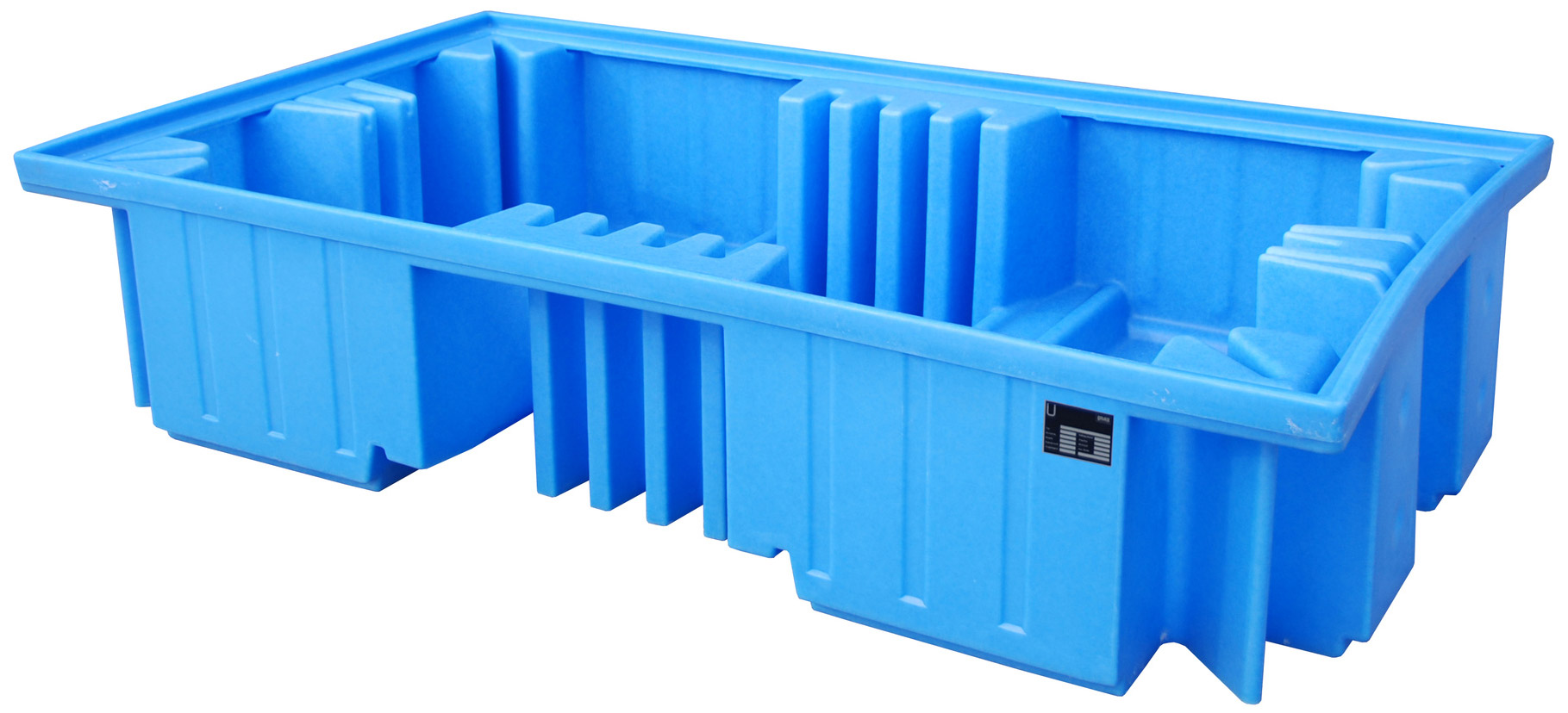 Bauer PE-Auffangwanne Polyethylen WP 2|11 Kunststoffwanne für IBC - Gefahrstoffwanne mit 1000 Liter Auffangvolumen (BA-4520-25-0000-0) Bild-01