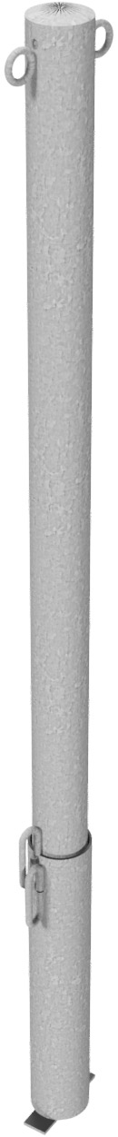 Schake Absperrpfosten HV Ø 60 mm mit 2 Ösen verzinkt
