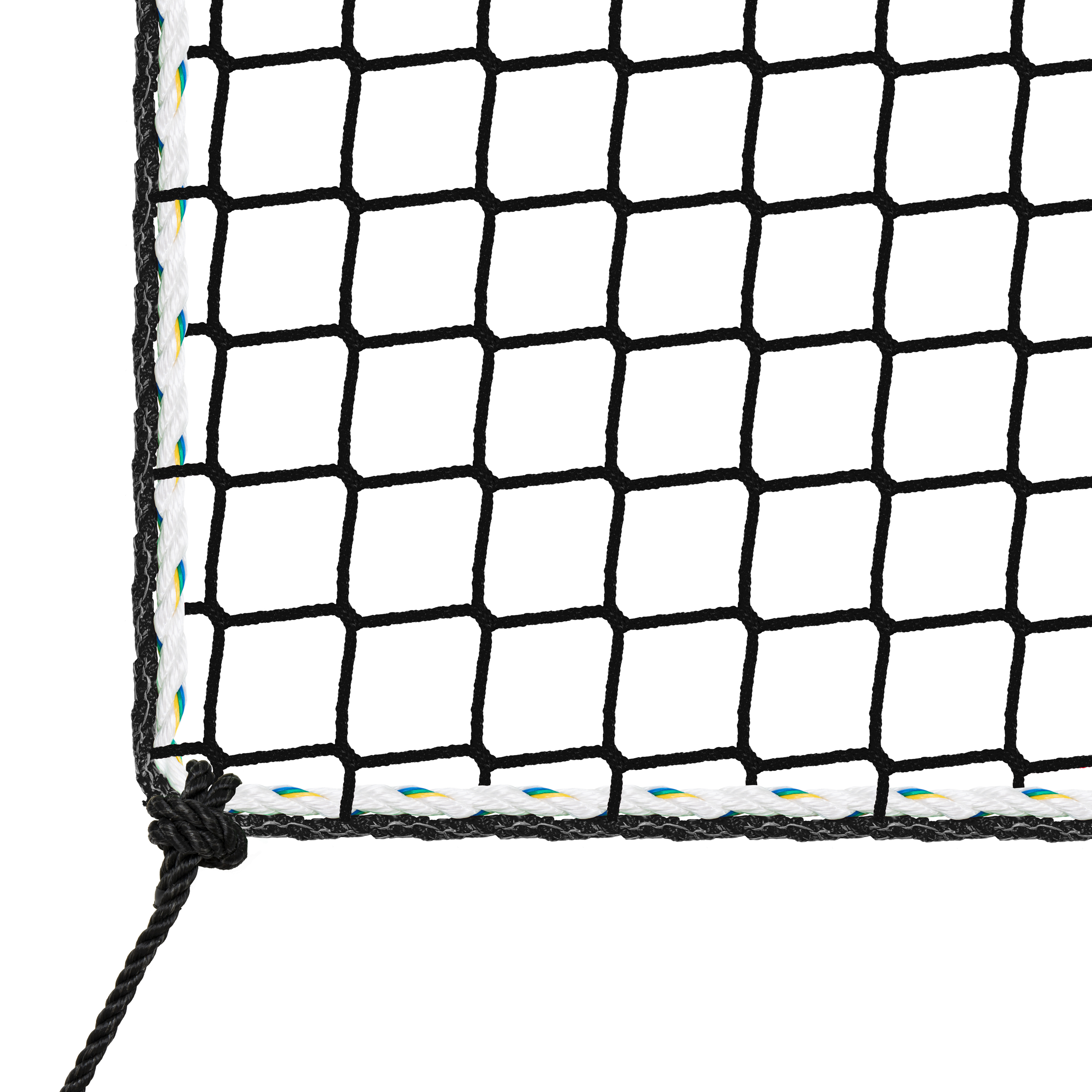 Huck Auffangnetz mit Aufhängeseilen 6,00 x 10,00 m schwarz