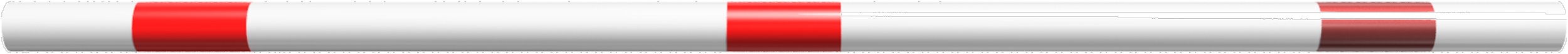 Schake Schutzgeländer Stahl Querholm Ø 48 mm weiß | rot - 1500 mm