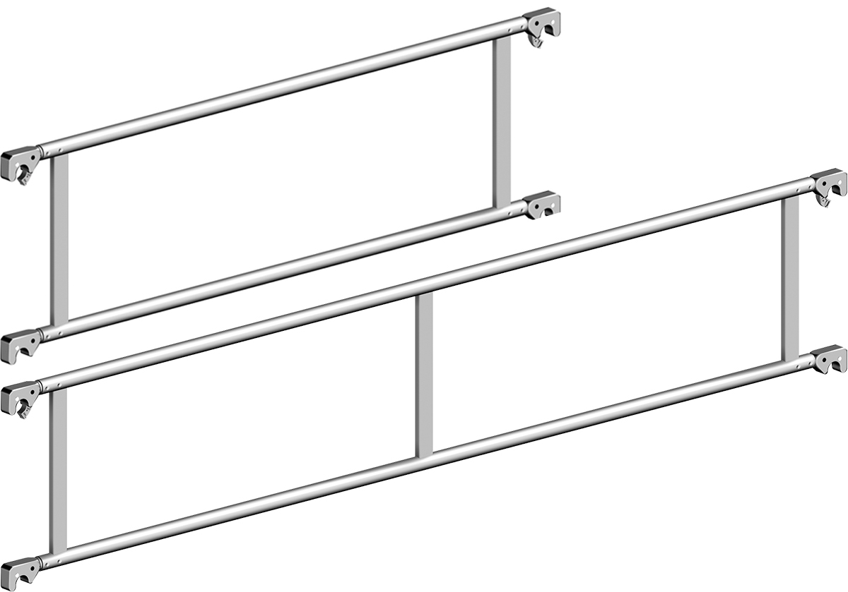 Layher Fahrgerüst Uni Alu-Doppelgeländer