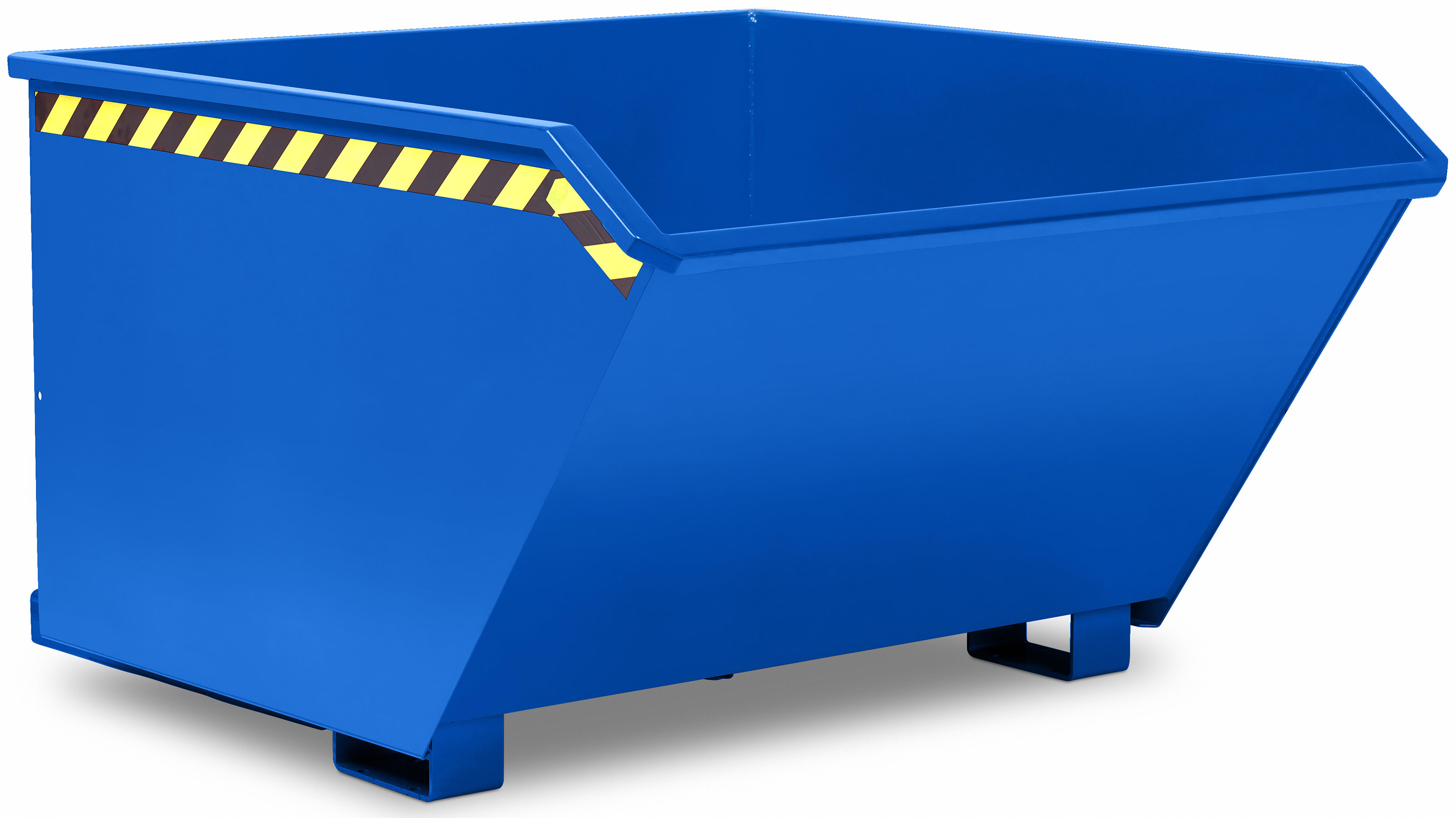 RR Industrietechnik Universalkipper RUK-30 - RAL 5010 Kippmulde 300 Liter für Stapler - Kippbehälter enzianblau pulverbeschichtet (RR-100400135) Bild-01