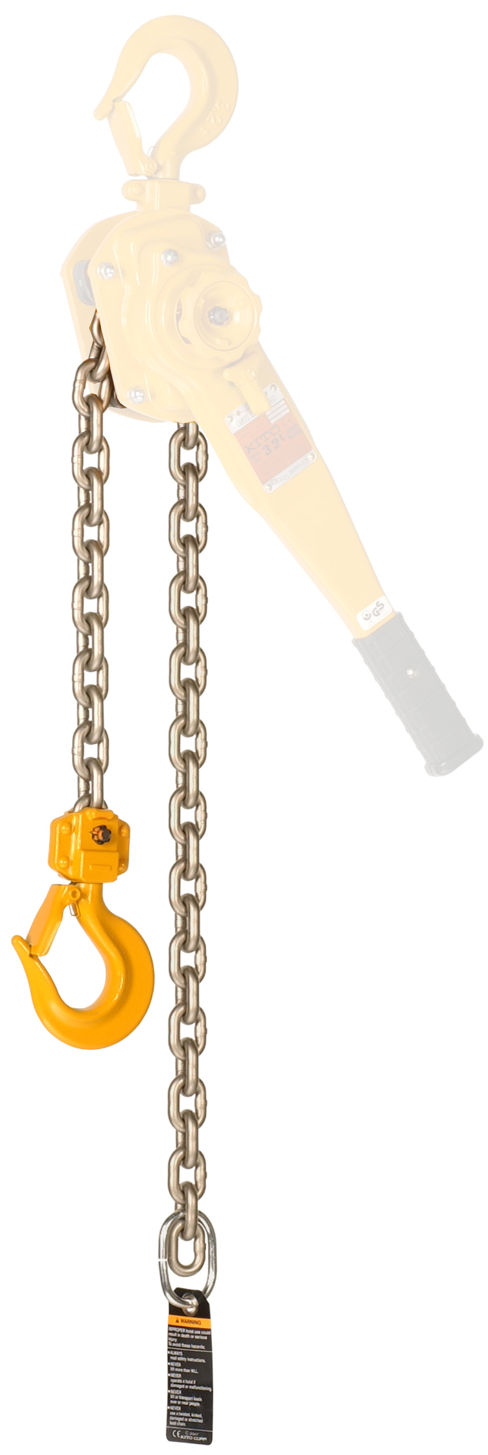 KITO Mehrhub Lastkette für Hebelzug LB032 - Mehrpreis je Meter