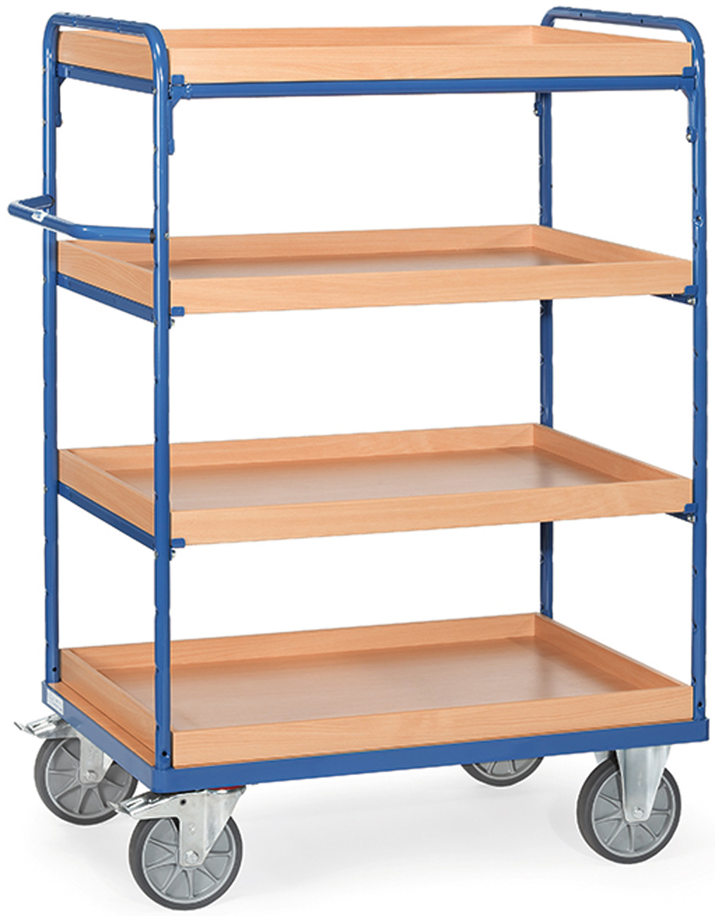 Fetra Etagenwagen mit vier Kästen 1000 x 600 mm