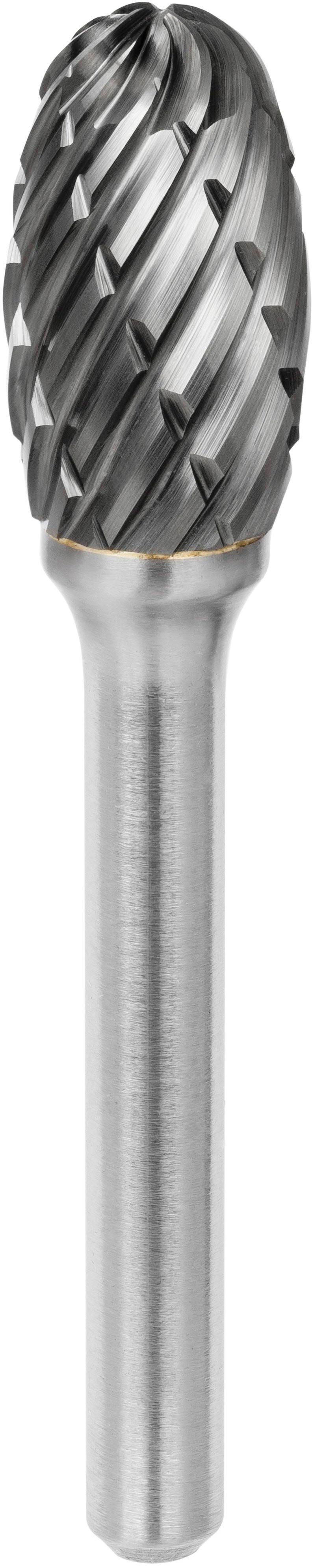 procut Hartmetallfrässtift Tropfenform TRE E61220-6STEEL Schaft-∅ 6 mm - Kopf-∅ 12 mm - STEEL-Verzahnung (PC-E61220-6-STEEL) Bild-01
