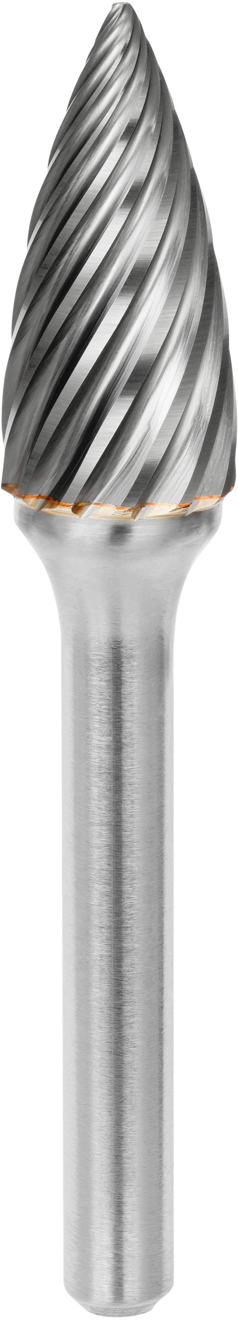 procut Hartmetallfrässtift Geschossform SPG G60618-3INOX Schaft-∅ 6 mm - Kopf-∅ 6 mm - INOX-Verzahnung (PC-G60618-3-INOX) Bild-01