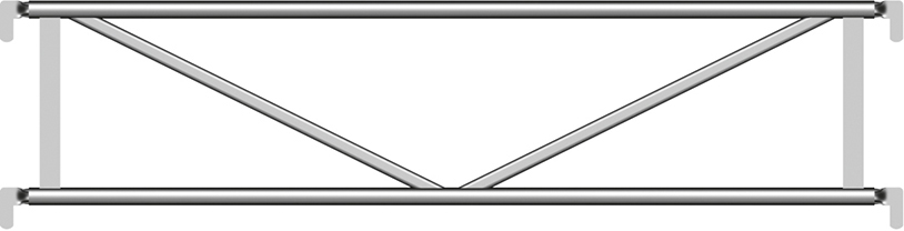 Layher Blitz Alu-Doppelgeländer 2,07 m