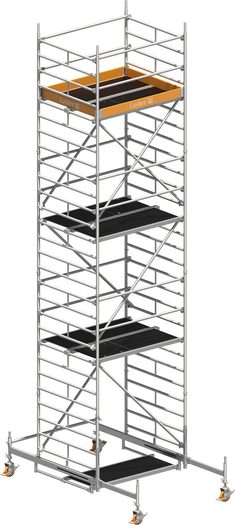 Fahrgerüst Layher Uni Kompakt P2 1405006 mit Diagonal-Optimierung