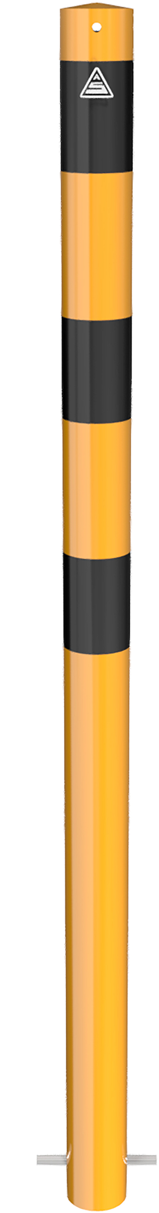 Schake Absperrpfosten OE Ø 76 mm gelb | schwarz