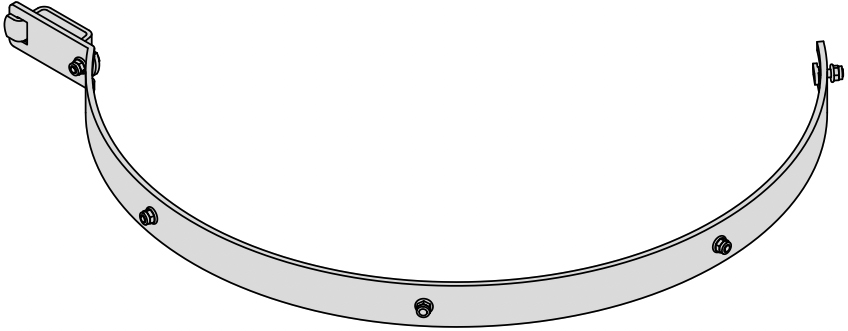 Hymer Steigleiter Rückenschutzring 3|4 Rückenschutz für ortsfeste Leitern (HY-0053981) Bild-01