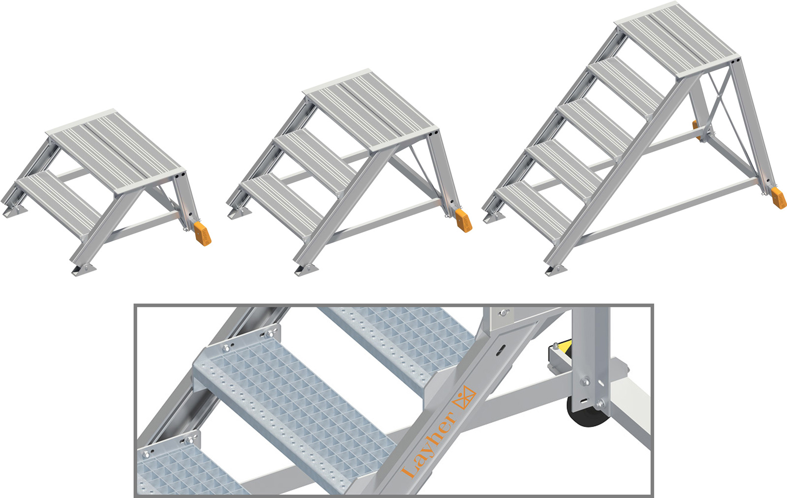 Layher Anstieg 45° SG - 600 mm breit