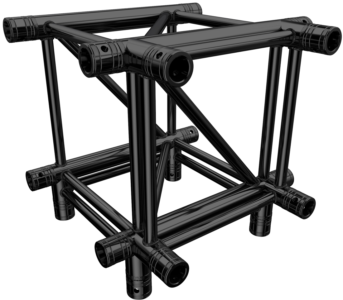 Global Truss F44 P 4-Weg Ecke T40 Stage Black