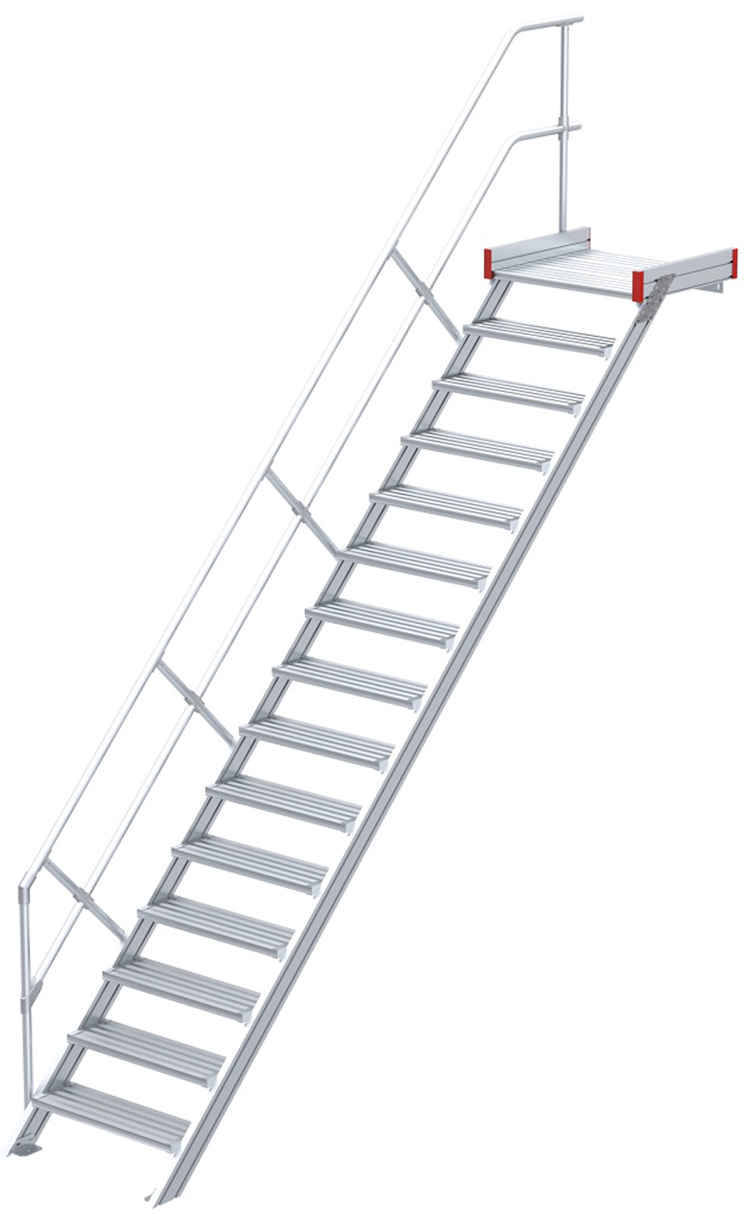 euroline Podesttreppe 45° 15 Stufen - 1000 mm