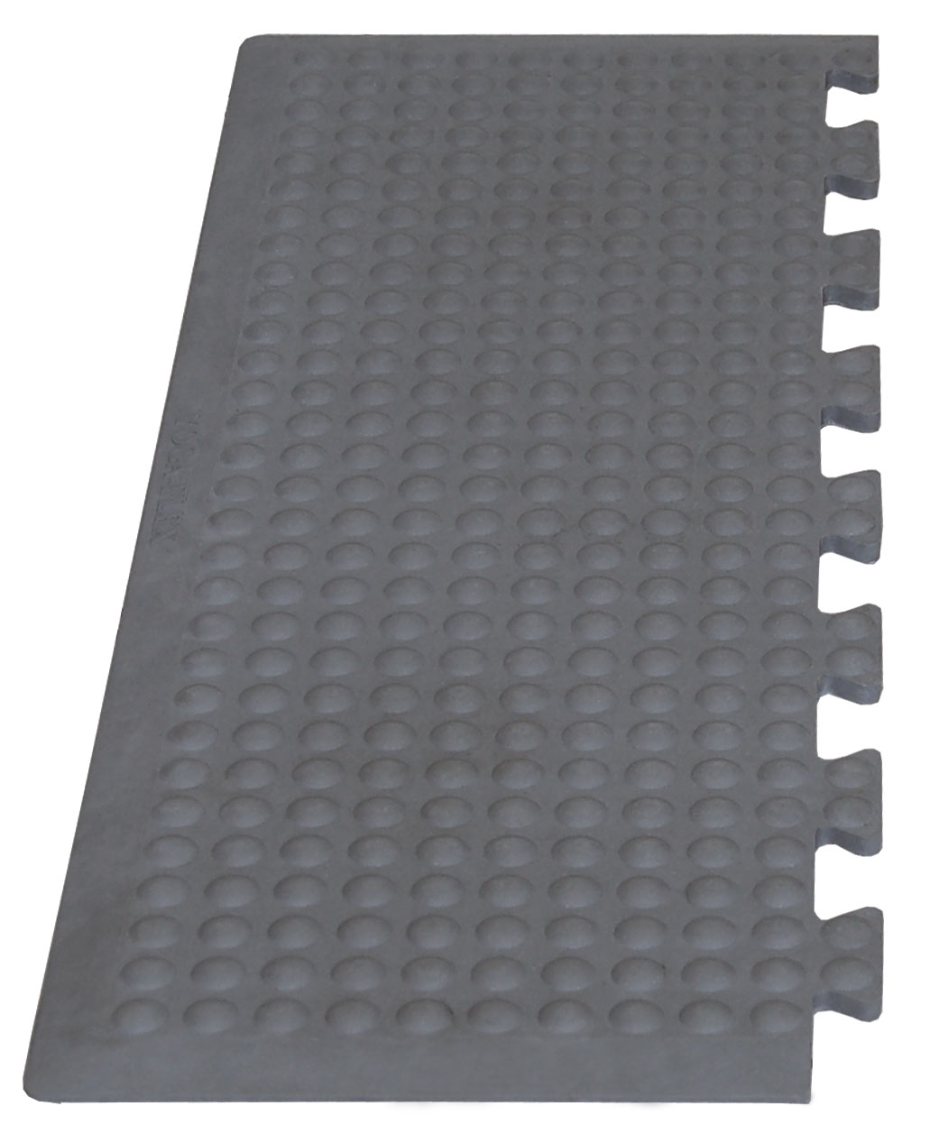 Miltex Arbeitsplatzmatte Yoga Flex Basic Endstück grau - 300 x 800 x 13 mm