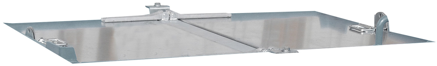 Bauer Deckel verzinkt Klappbodenbehälter SB|BC 500-1000 2-teiliger Deckel für Klappbodenbehälter - Stahl verzinkt (BA-4445-00-0000) Bild-01