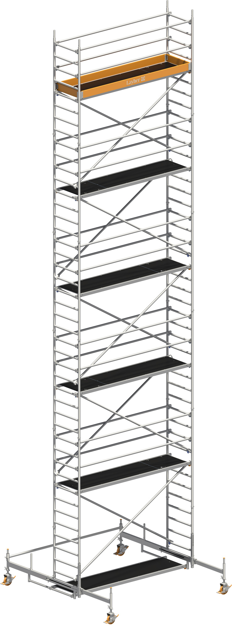 Fahrgerüst Layher Uni Standard P2 1401110 mit Diagonal-Optimierung