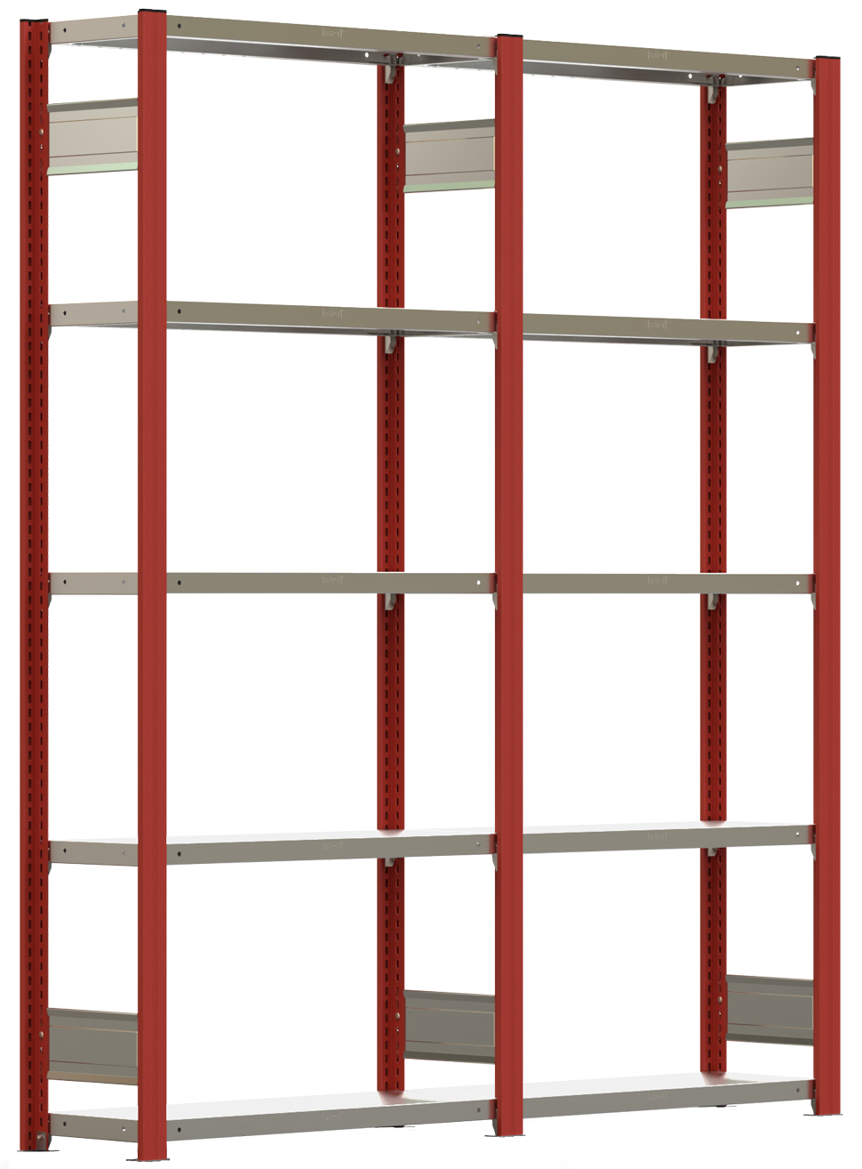 Regalwerk BERT Lagerregal 250 - Regalfeld RAL pulverbeschichtet Regal mit Kreuzdiagonalen - Fachlast 250 kg - in verschiedenen Ausführungen (RW-C-B3-44111-30-FR) Bild-01