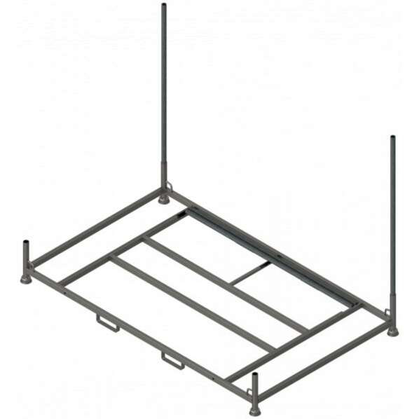 Schake Transporttraverse Typ F für 60 Mobilzäune Lagertraverse für Bauzaunelemente liegend (SK-3B209FG) Bild-01