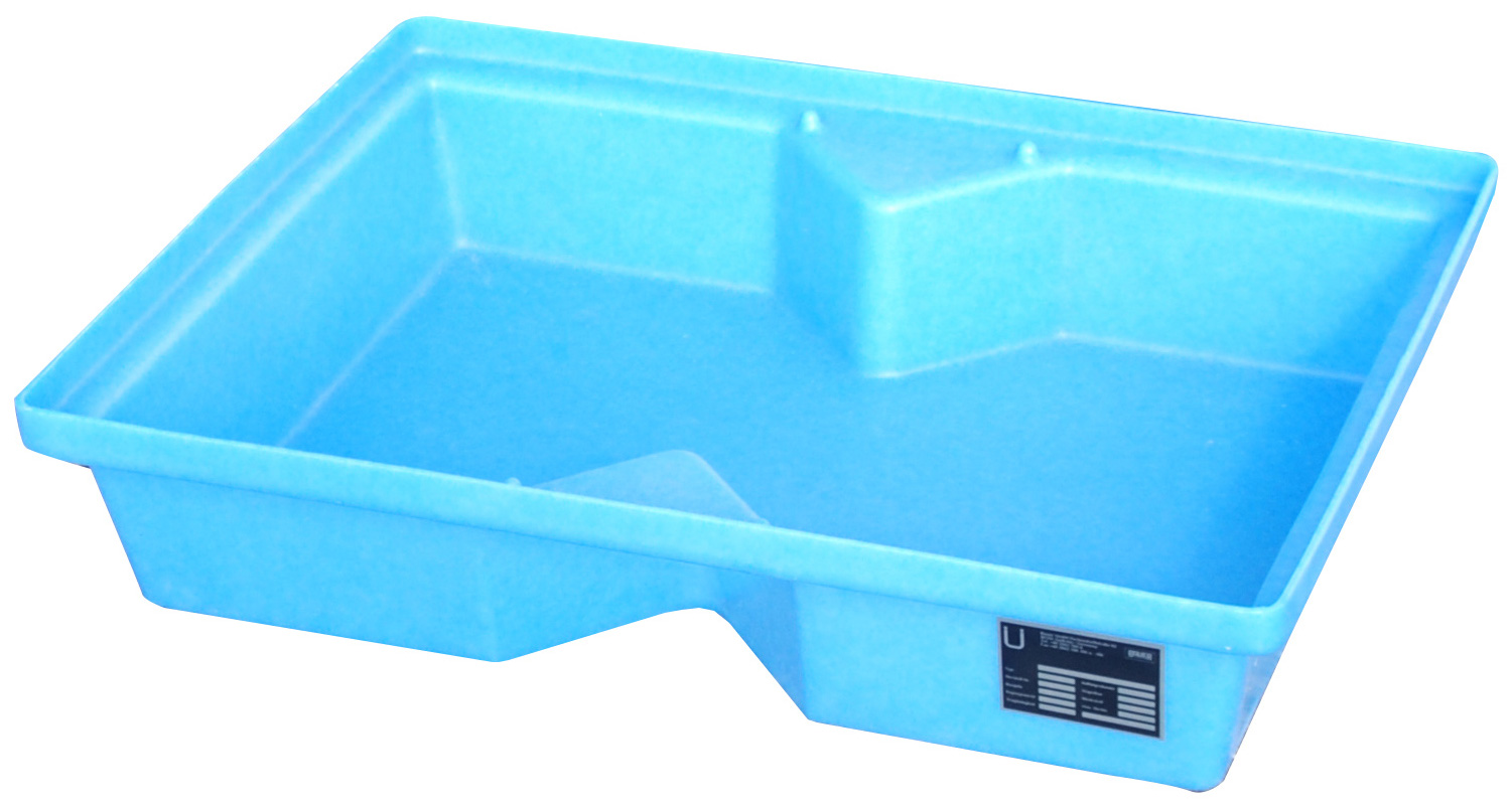 Bauer PE-Kleingebindewanne Polyethylen KWP-P 40 Auffangwanne für Europalette - Kunststoffwanne mit 40 Liter Auffangvolumen (BA-4520-43-0000-0) Bild-01