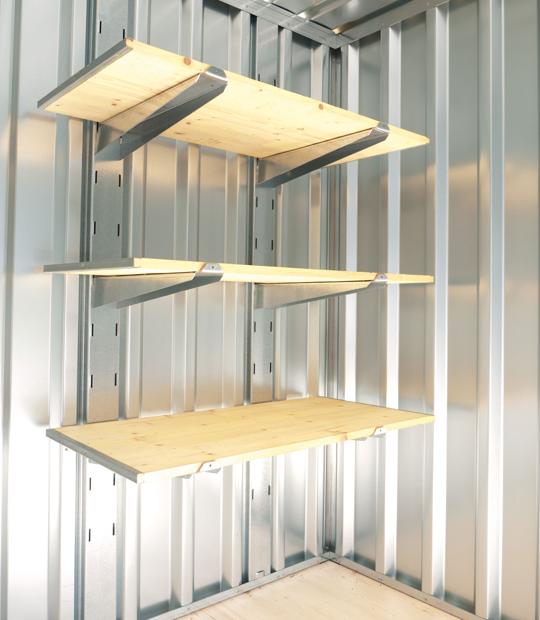 FLADAFI Lagerregal für Materialcontainer MC | MC XL | MC XXL | MC Kombi | RB Fachbodenregal mit 120 kg Traglast je Boden - in verschienden Ausführungen (SB-C-F1190) Bild-01