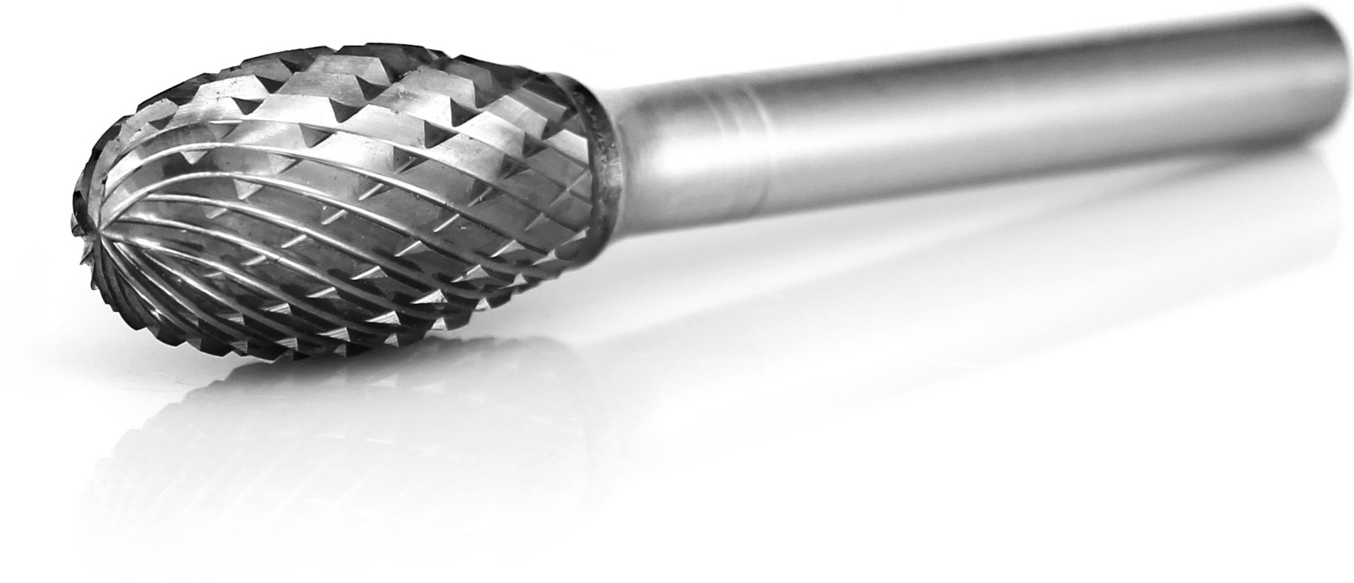 procut Hartmetallfrässtift -grob- Tropfenform TRE E61220-5 Schaft-∅ 6 mm - Kopf-∅ 12 mm - GROB-Verzahnung (PC-E61220-5) Bild-01