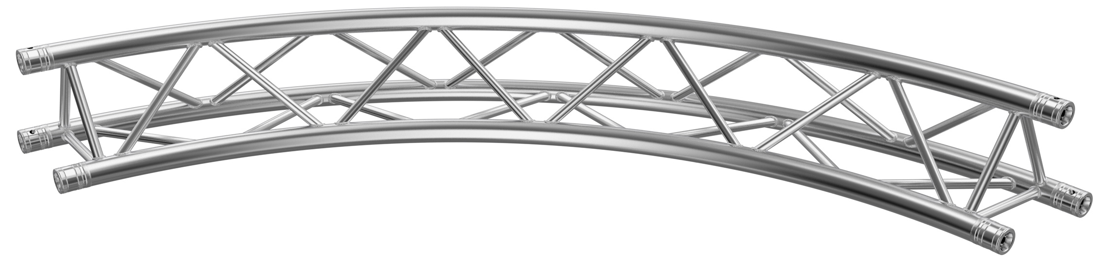 Global Truss Traverse F33 Kreisstück Ø 3,0 m 90° 3-Punkt Traverse aus Aluminium (GT-F33R15-90) Bild-01
