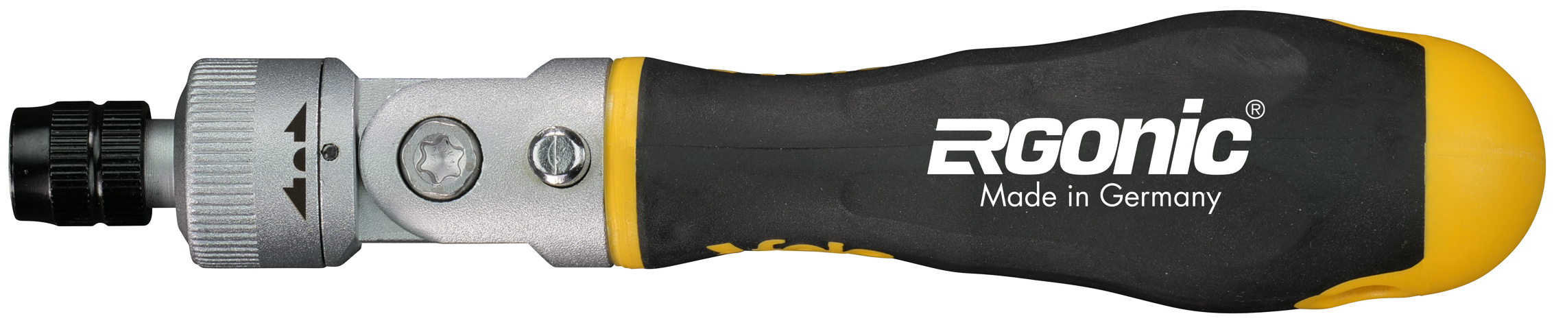 Felo Schraubendreher Ratsche ERGONIC K Ratsche mit 180° Knickfunktion | Knickschrauber mit 3K-Griff (FL-43899940) Bild-01