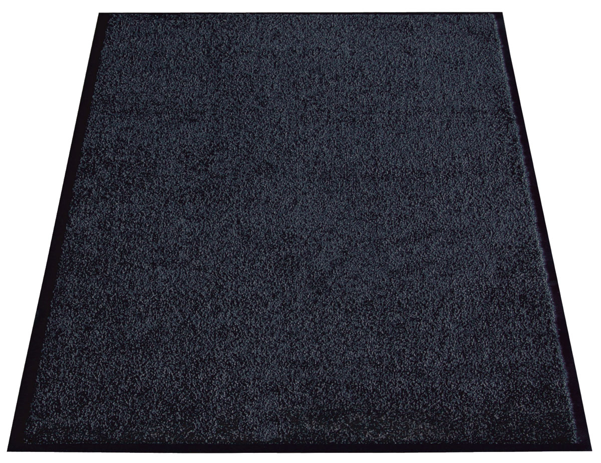 Miltex Schmutzfangmatte Eazycare Wash schwarz - 1500 x 850 x 8 mm Schmutzmatte Gummi-Econyl für den Innenbereich | Feinschmutz und Nässeaufnahme - Schmutzfangläufer fertig konfiguriert (MT-24023) Bild-01
