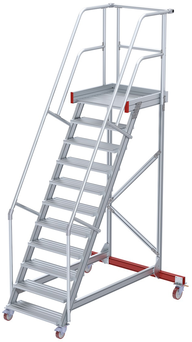 euroline Wartungsbühne 60° 10 Stufen - 1000 mm