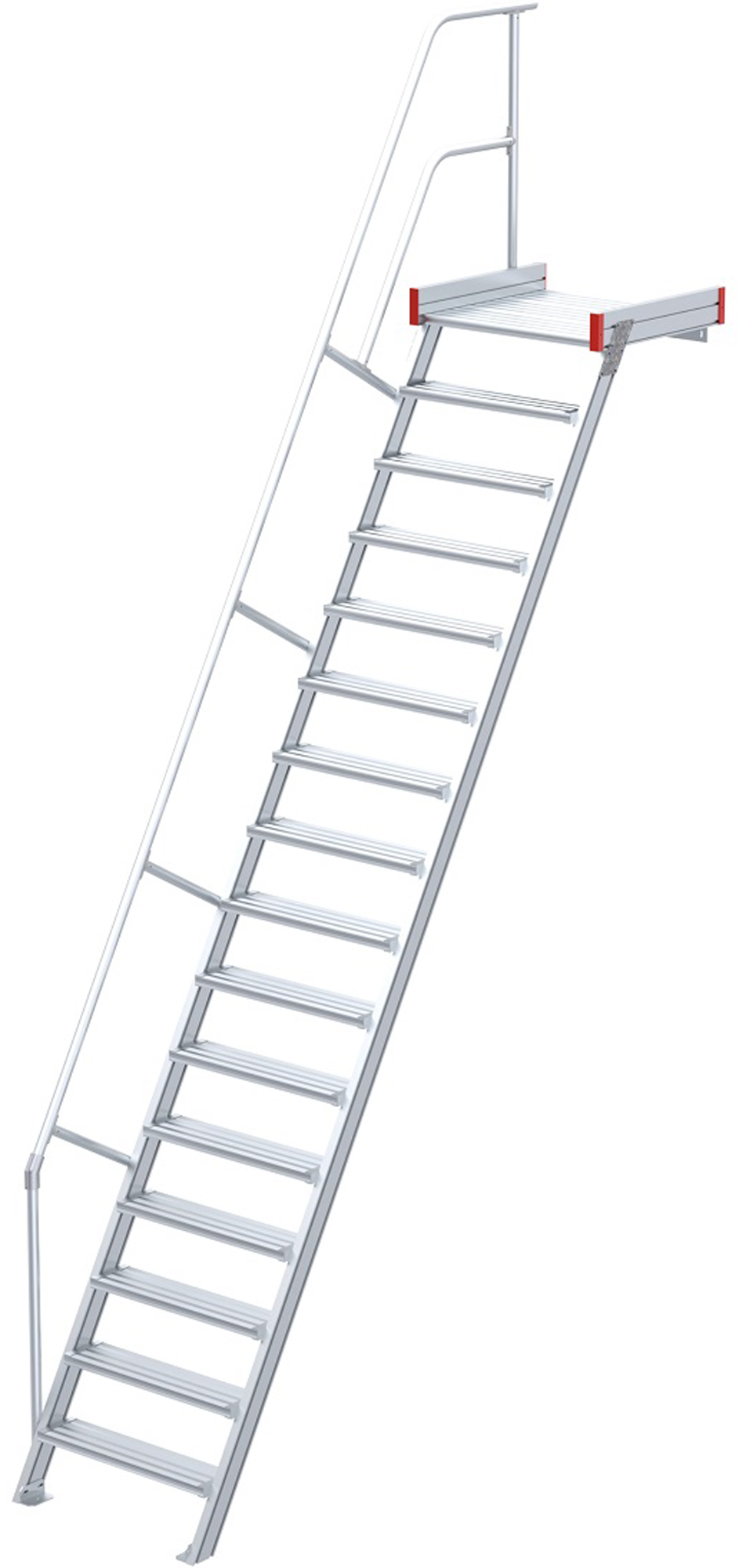 euroline Podesttreppe 60° 16 Stufen - 1000 mm