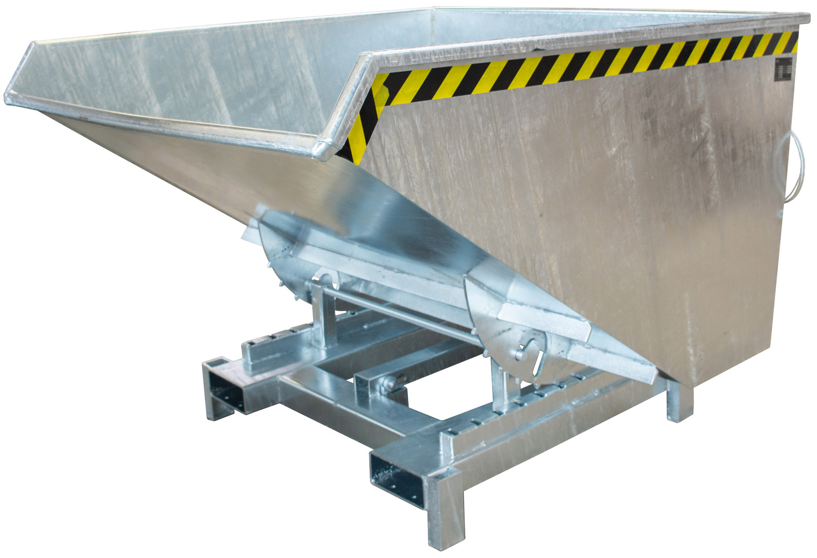 Bauer Schwerlastkipper SK-1700 - verzinkt Kippmulde 1700 Liter für Stapler - Kippcontainer Stahl verzinkt (BA-4498-24-0000-7) Bild-01