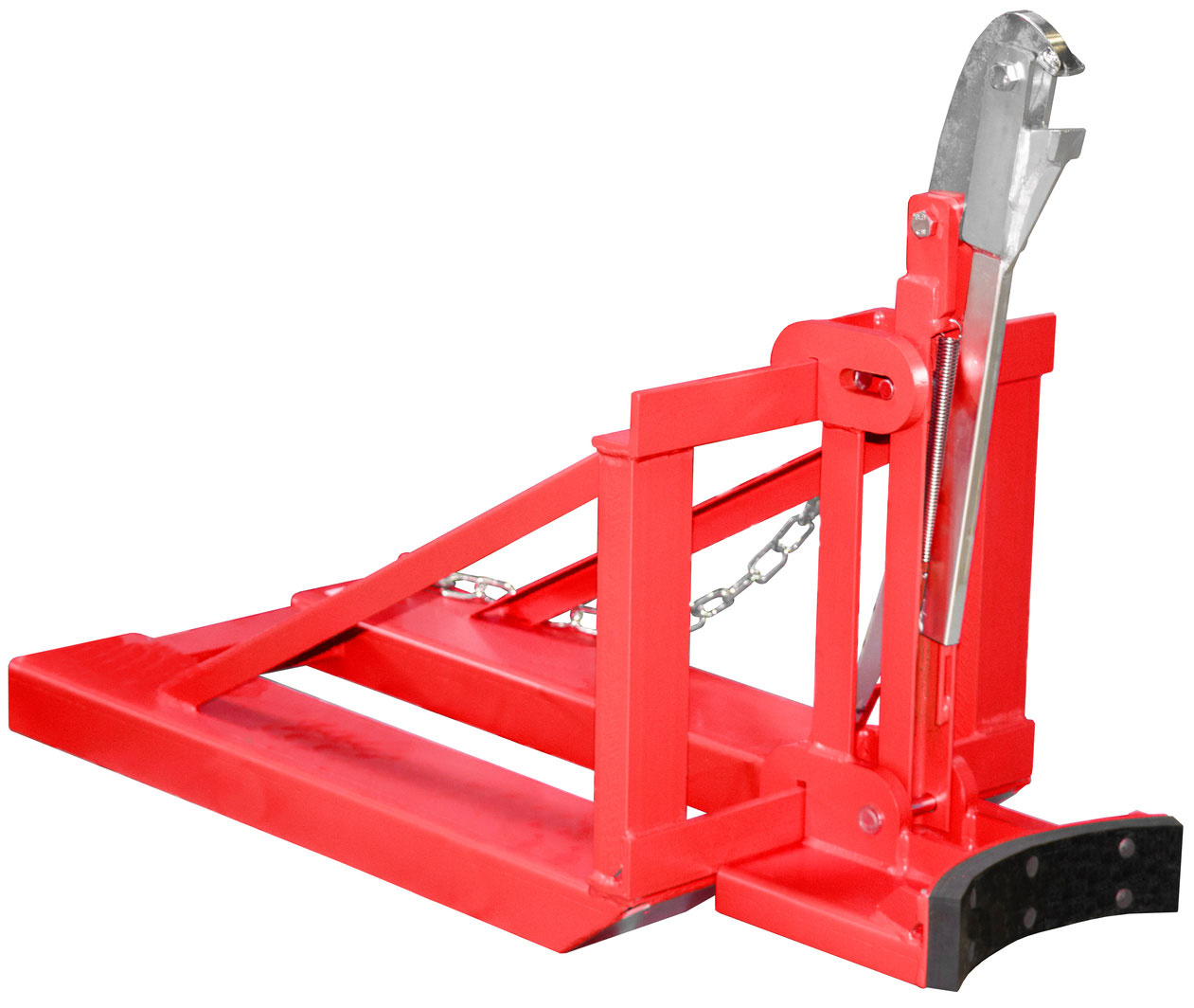 Bauer Fasslifter RS-I|M - RAL 3000 Transporthilfe für 1 Fass 200 Liter - schmale Auflage - Fassheber feuerrot pulverbeschichtet (BA-4408-07-0000-2) Bild-01