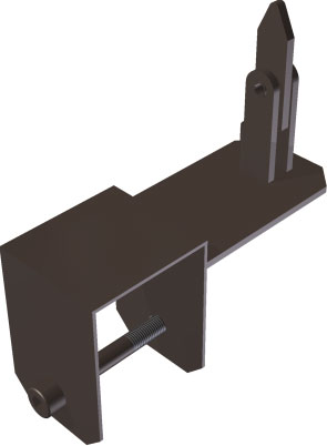 Schake Gerüstbock Schelle für Diagonalverstrebung lackiert