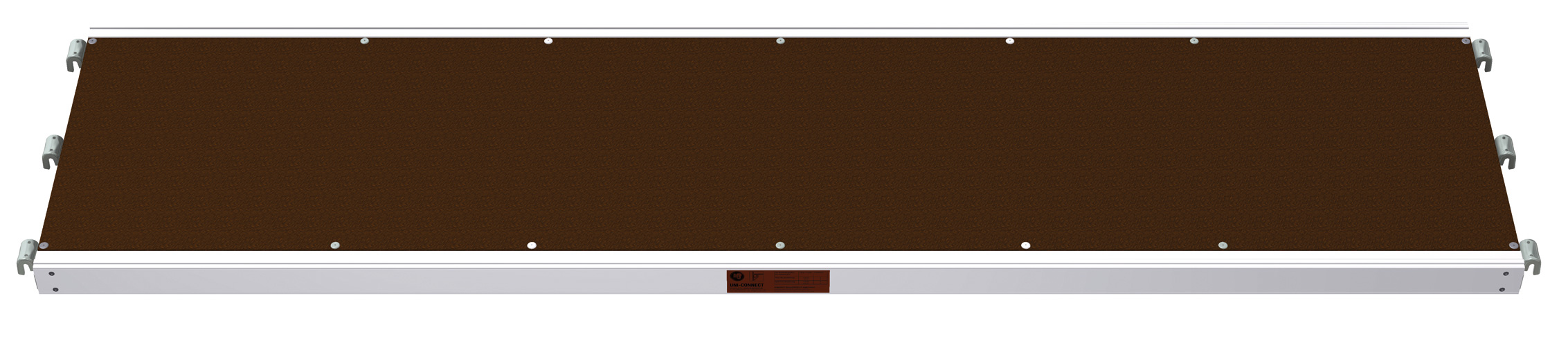MJ Gerüst UNI-CONNECT Rahmentafel Sperrholzbelag 1,57 x 0,61 m Gerüstboden aus Alu mit Holzeinlage - System MJ Uni-Connect (MJ-000481) Bild-01