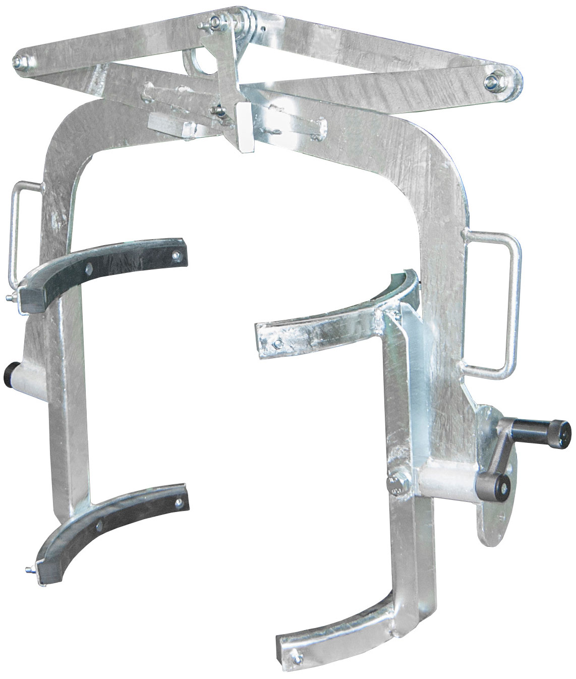 Bauer Fasswendezange FWZ-60 - verzinkt Fasszange für Krane - 1 Fass 60 Liter - Kranzange Stahl verzinkt (BA-4463-18-0000-7) Bild-01