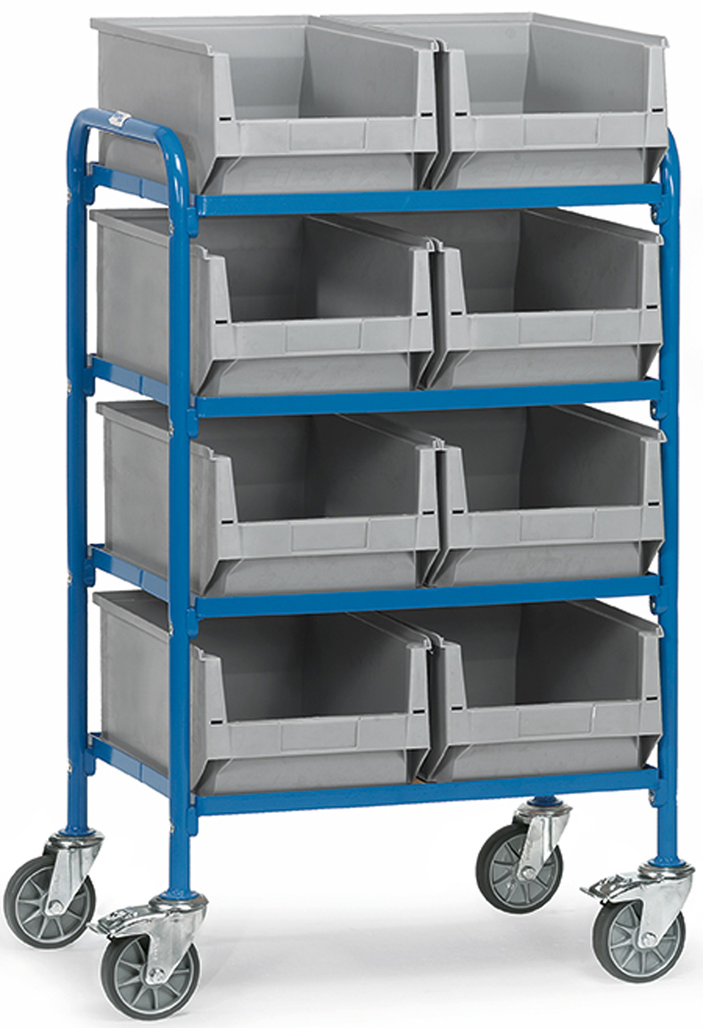 Fetra Beistellwagen mit acht Kästen 630 x 470 mm