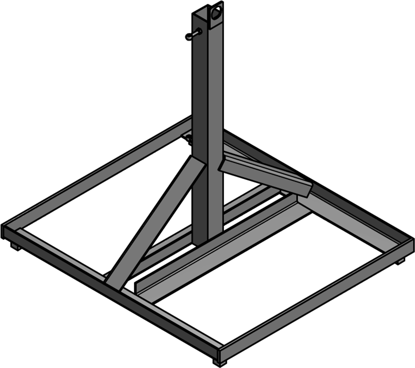 Schake Schilderständer nach TL Typ Crossing - 880 x 990 mm