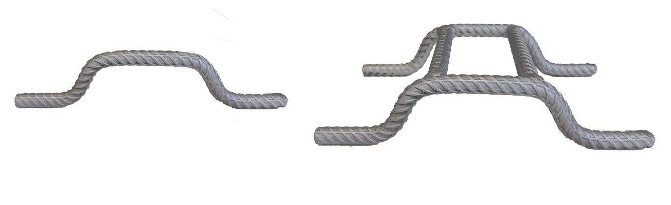 LuxTek Fahrplatten Krampenverbinder Stahlklammer für Fahrstrassen | Fahrspuren auf festem und unbefestigtem Untergrund (LU-C-FPKRVBR2VZ) Bild-01