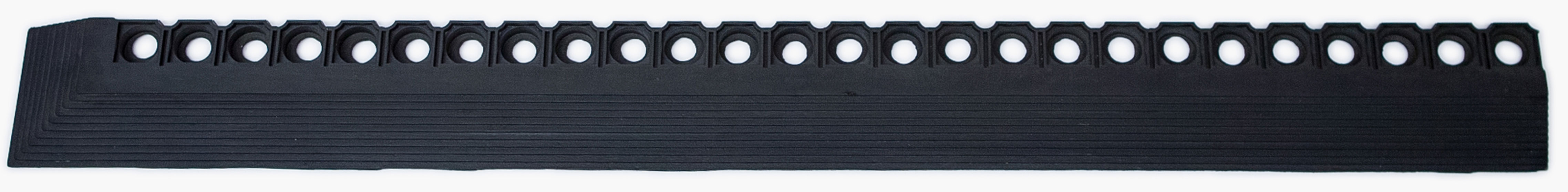Miltex Leiste Eazycare Scrub schwarz - 1105 x 105 mm Abschlussleiste Kautschuk für Eazycare Scrub Matte mit Auffahrkeil (MT-31920) Bild-01