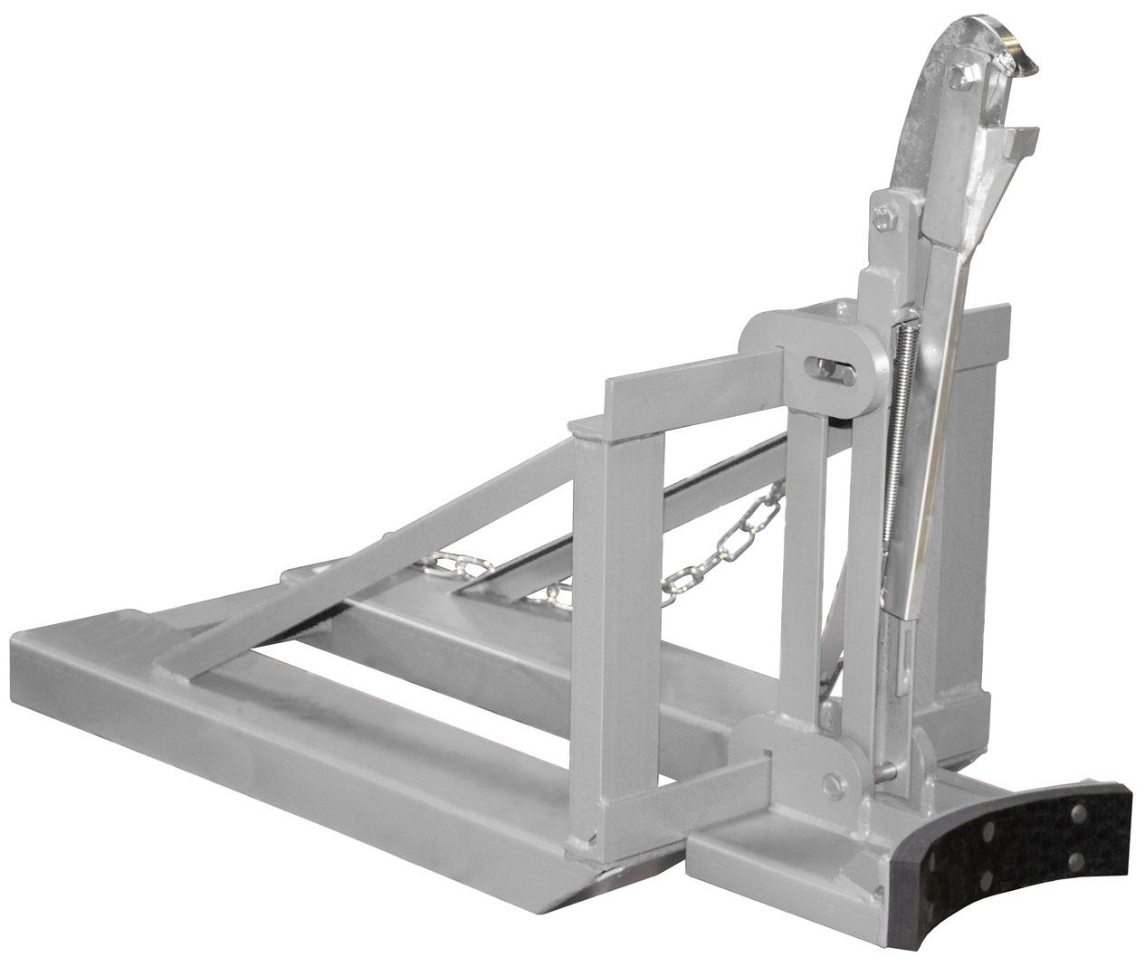 Bauer Fasslifter RS-I|M - RAL 7005 Transporthilfe für 1 Fass 200 Liter - schmale Auflage - Fassheber mausgrau pulverbeschichtet (BA-4408-07-0000-5) Bild-01