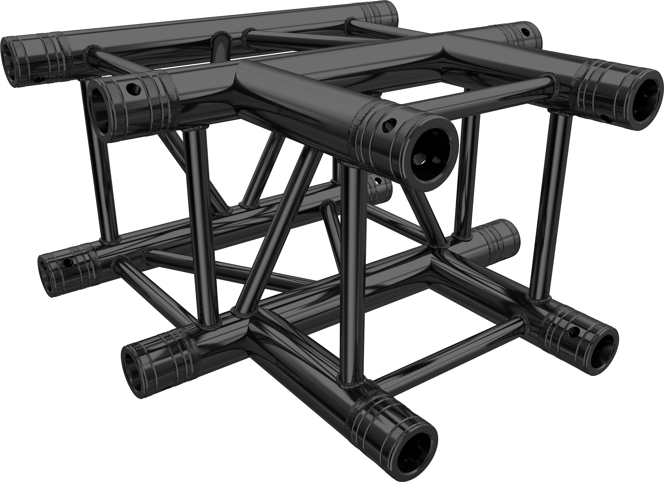 Global Truss F34 3-Weg Ecke T35 Stage Black