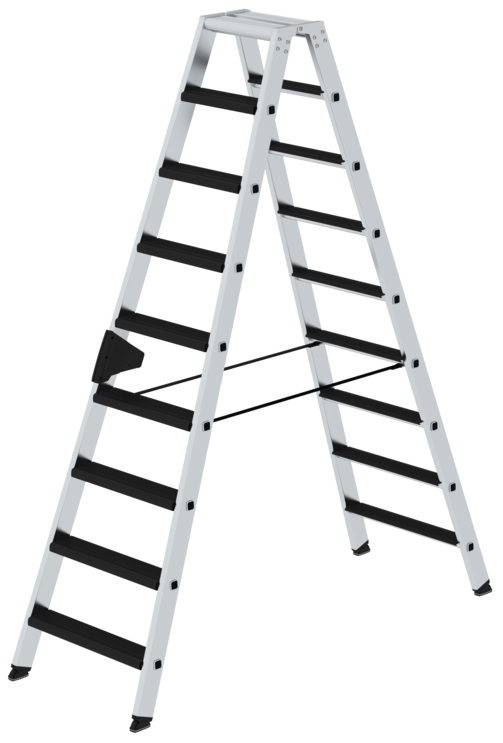 Günzburger Stehleiter Alu relax step 2x9 Stufen