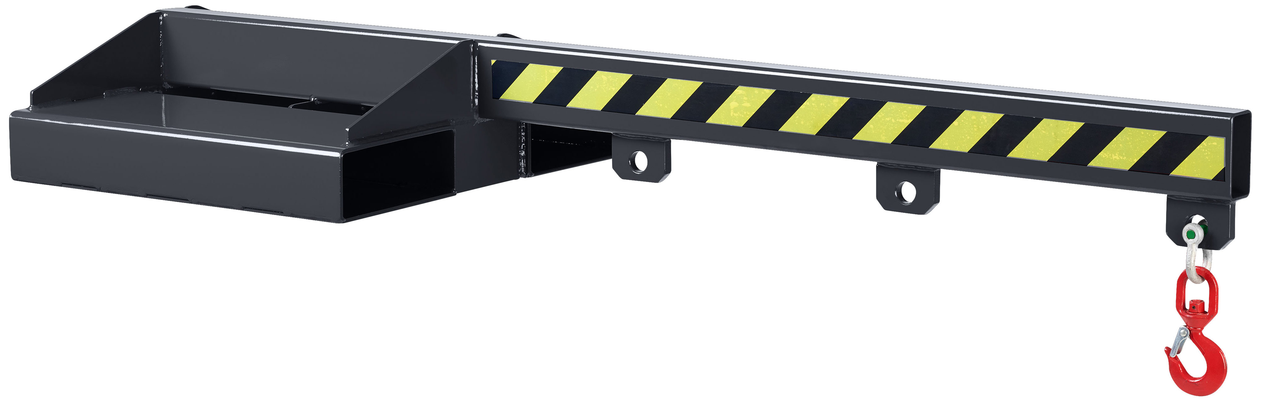 RR Industrietechnik Lastarm RLA-1 1500 - RAL 7016 Kranausleger starr für Stapler - Lasttraverse anthrazitgrau pulverbeschichtet (RR-120300100) Bild-01