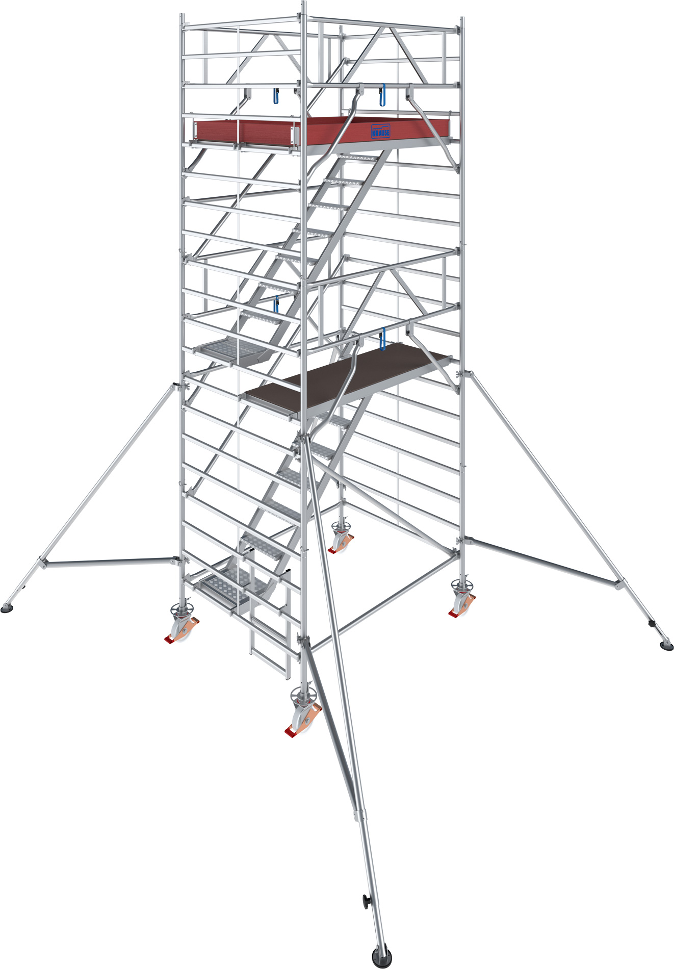 Fahrgerüst Krause Treppengerüst Stabilo Serie 5500 - 1,50x2,00m - AH 6,30m