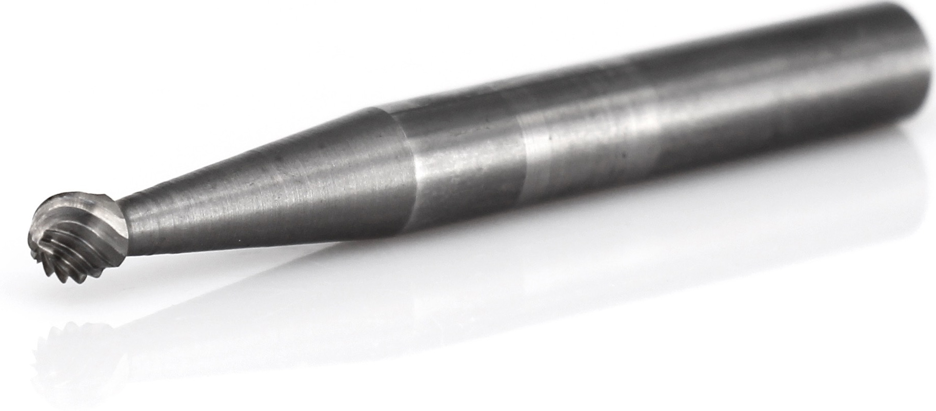 procut Hartmetallfrässtift Kugelform KUD D60303-2 Schaft-∅ 6 mm - Kopf-∅ 3 mm - Standardverzahnung (PC-D60303-2) Bild-01