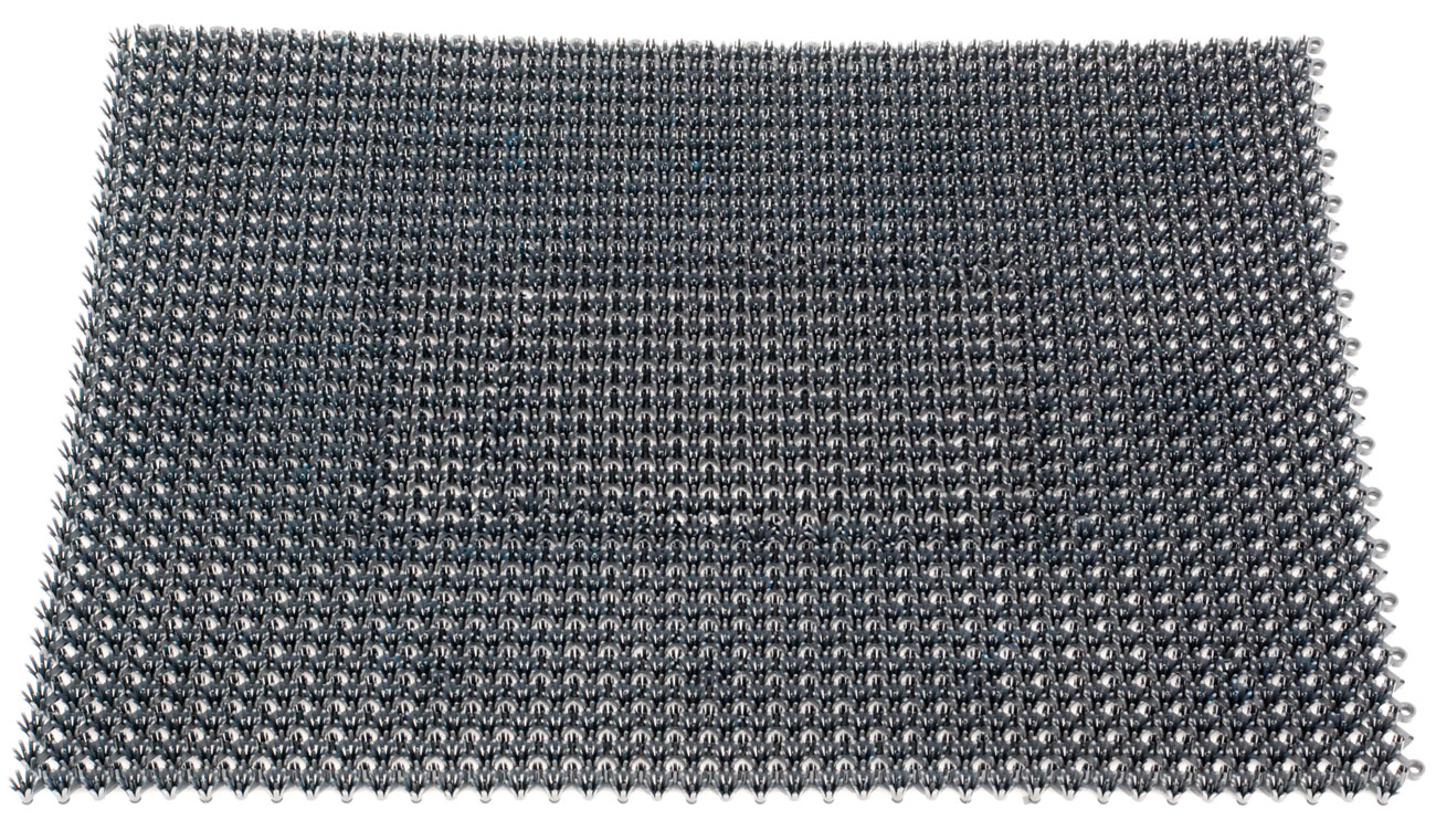 Miltex Schmutzfangmatte Eazycare Turf hellgrau - 860 x 570 x 17 mm Fußmatte PE wetterfest für den Außenbereich | durchbrochene Oberfläche mit Borsten - Schmutzfangläufer fertig konfiguriert (MT-13043) Bild-01
